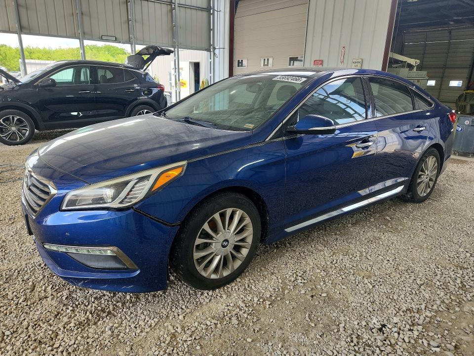 2015 Hyundai Sonata მანქანა იყიდება აუქციონზე, vin: 5NPE34AF7FH191368, აუქციონის ნომერი: 55692466