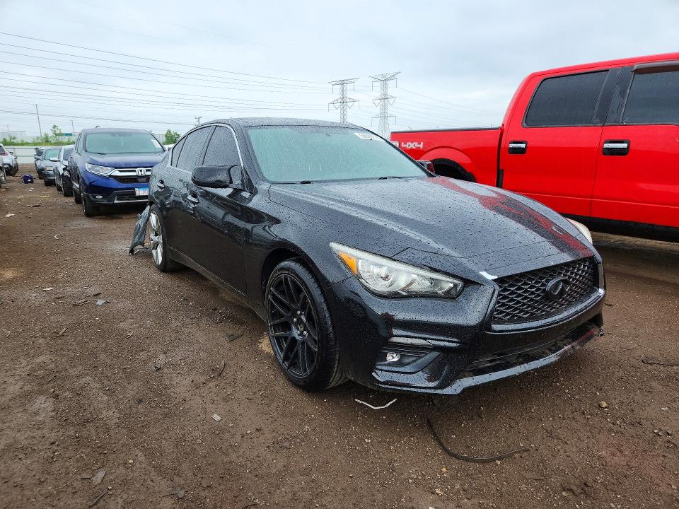 Продажа на аукционе авто 2018 Infiniti Q50, vin: JN1CV7AP6JM240783, номер лота: 55909776