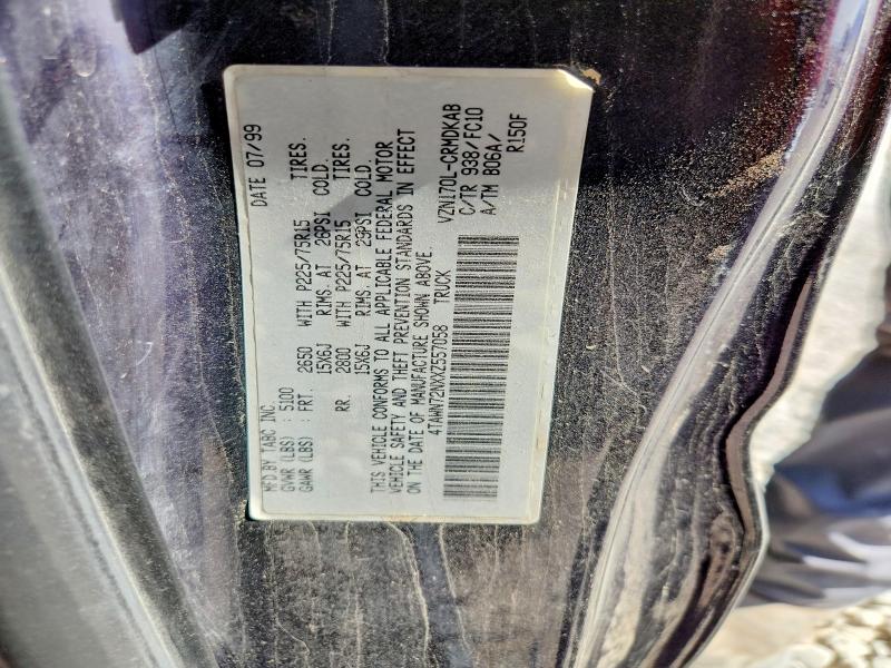 Aukcja sprzedaży 1999 Toyota Tacoma, vin: 4TAWN72NXXZ557058, numer aukcji: 57602566