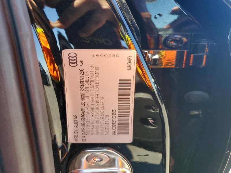 Продажа на аукционе авто 2015 Audi A3, vin: WAUCCGFF2F1006505, номер лота: 58437606