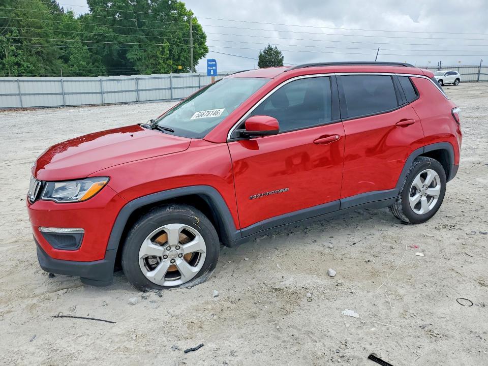 Продаж на аукціоні авто 2019 Jeep Compass, vin: 3C4NJCBB2KT833050, номер лоту: 56878146