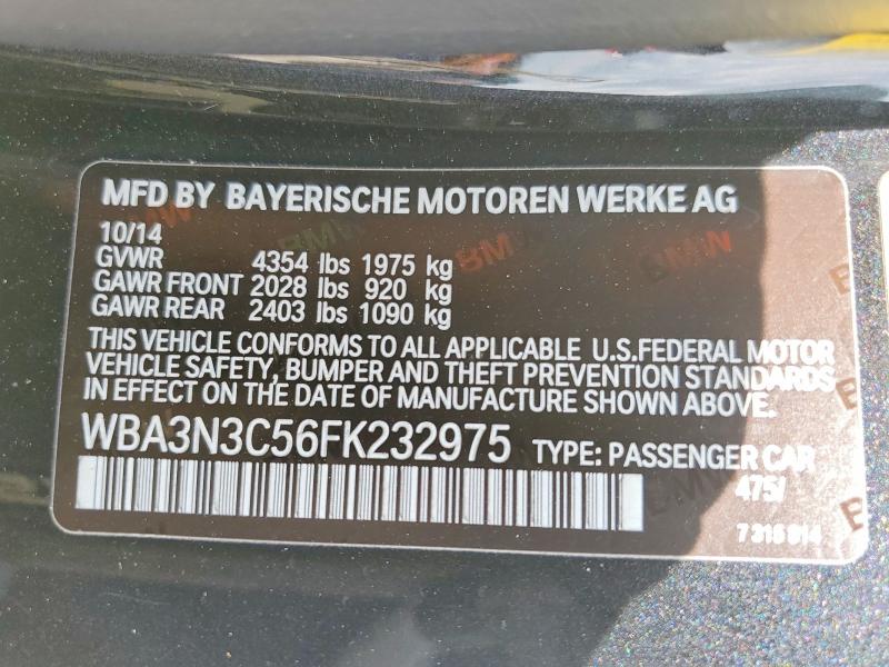 Aukcja sprzedaży 2015 Bmw 428, vin: WBA3N3C56FK232975, numer aukcji: 54443736