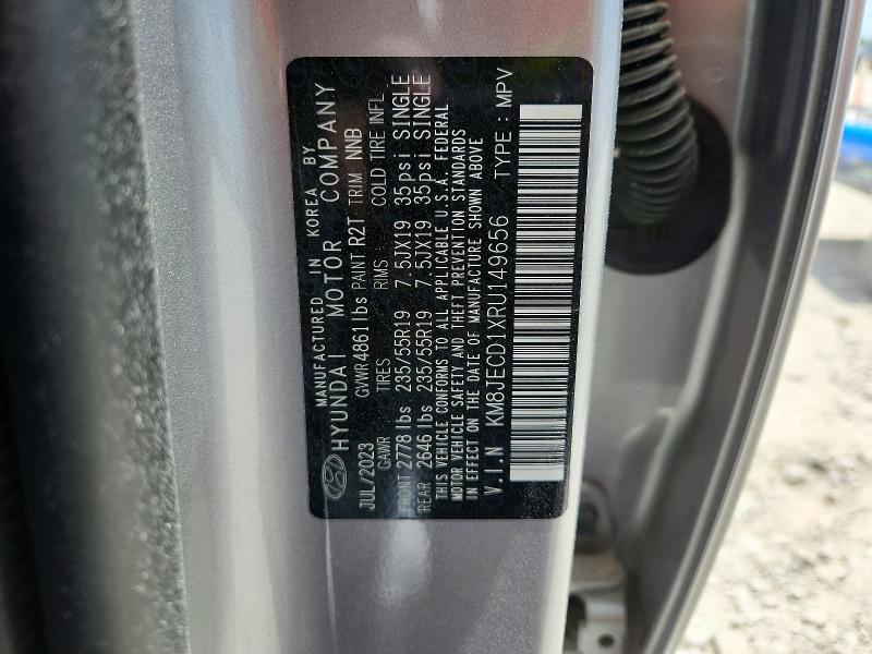 2024 Hyundai Tucson მანქანა იყიდება აუქციონზე, vin: KM8JECD1XRU149656, აუქციონის ნომერი: 59555846