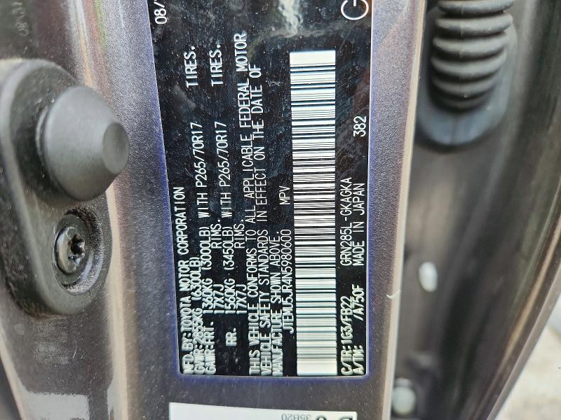 Aukcja sprzedaży 2022 Toyota 4runner, vin: JTEMU5JR4N5980600, numer aukcji: 56551136