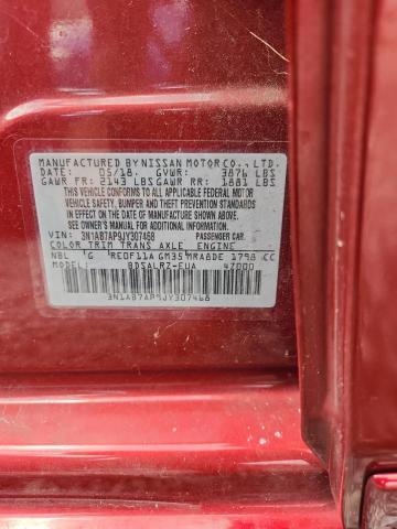 Продаж на аукціоні авто 2018 Nissan Sentra, vin: 3N1AB7AP9JY307468, номер лоту: 57022396
