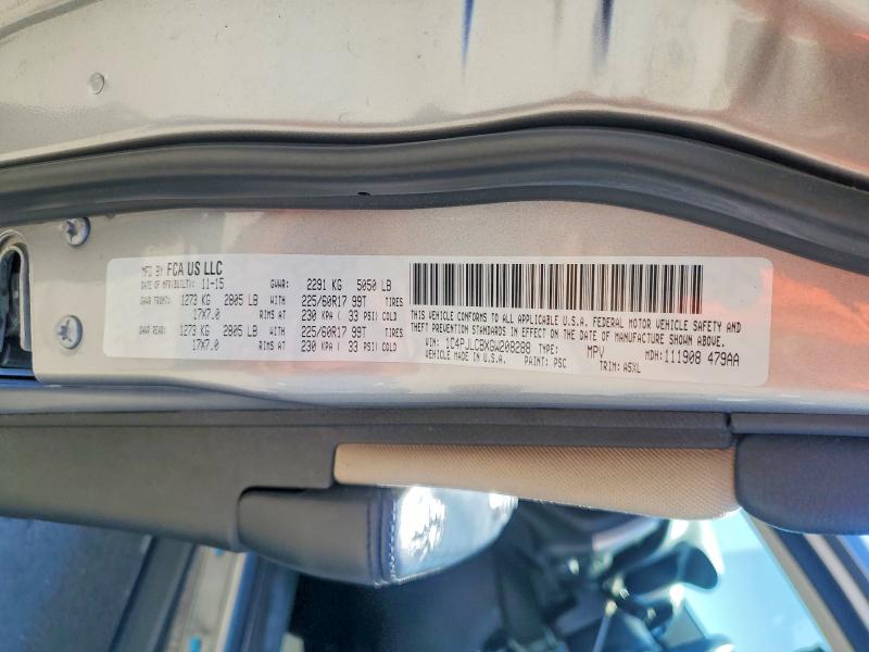55395226 :رقم المزاد ، 1C4PJLCBXGW208288 vin ، 2016 Jeep Cherokee مزاد بيع
