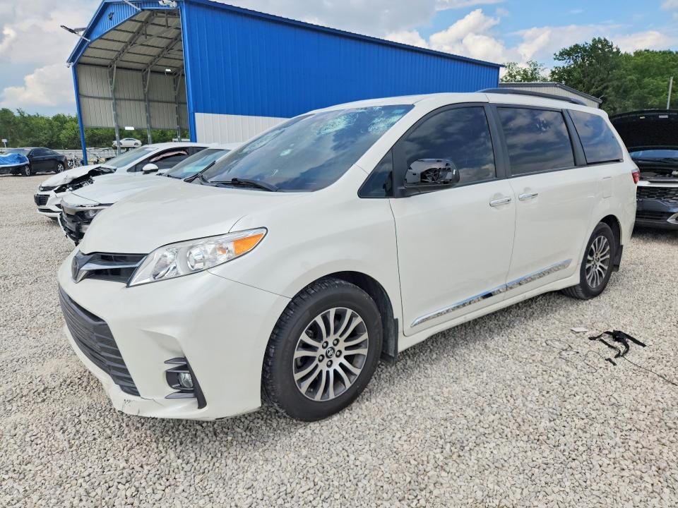 2019 Toyota Sienna მანქანა იყიდება აუქციონზე, vin: 5TDYZ3DC0KS972261, აუქციონის ნომერი: 55592236