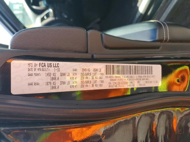 Aukcja sprzedaży 2016 Jeep Grand Cherokee, vin: 1C4RJEBG1GC329004, numer aukcji: 58581726