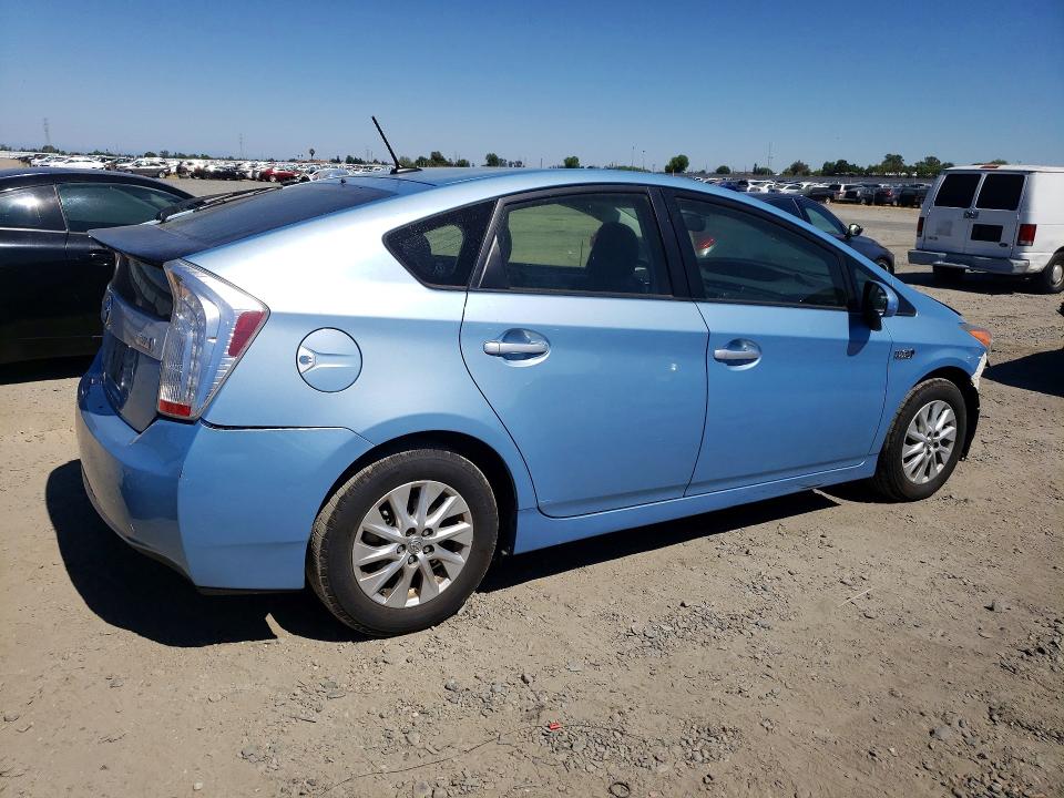 Продаж на аукціоні авто 2012 Toyota Prius Plug-in Hybrid, vin: JTDKN3DP7C3011891, номер лоту: 58076086