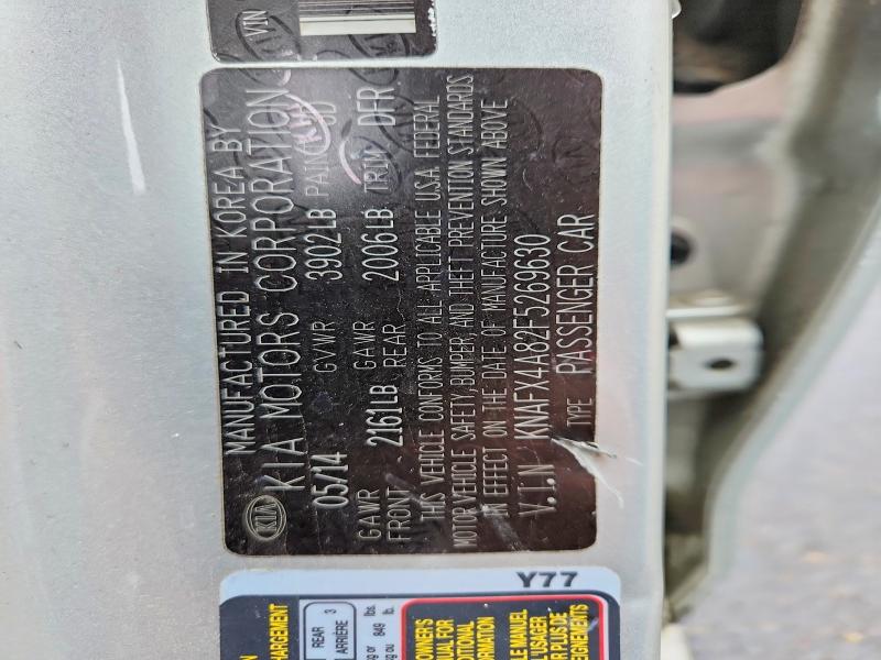 Aukcja sprzedaży 2015 Kia Forte, vin: KNAFX4A82F5269630, numer aukcji: 59309336