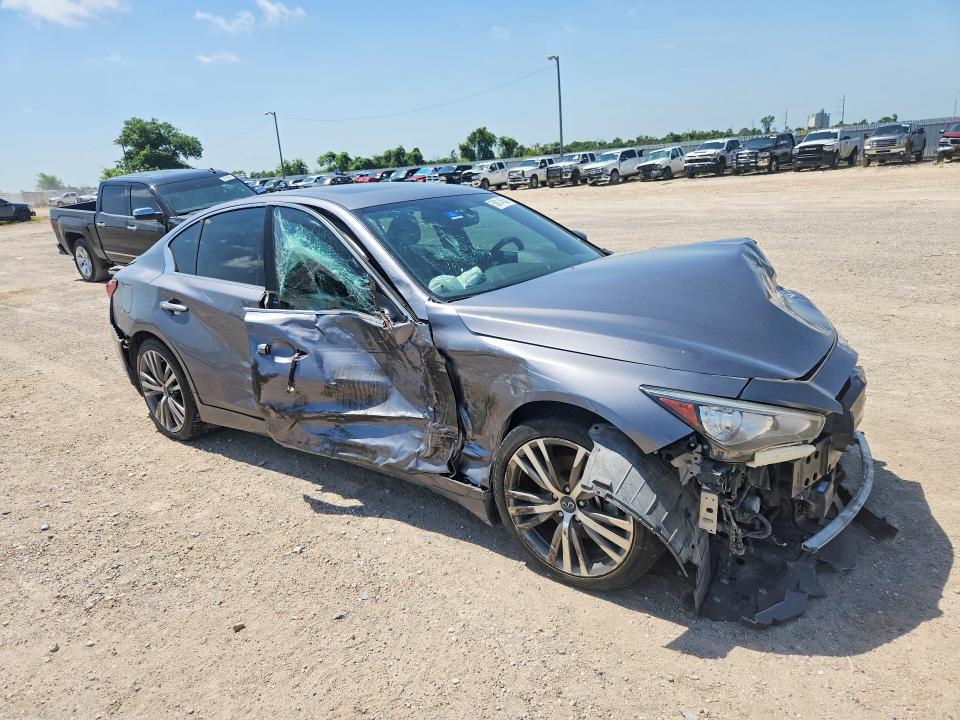 58814556 :رقم المزاد ، JN1EV7CR0NM340617 vin ، 2022 Infiniti Q50 مزاد بيع