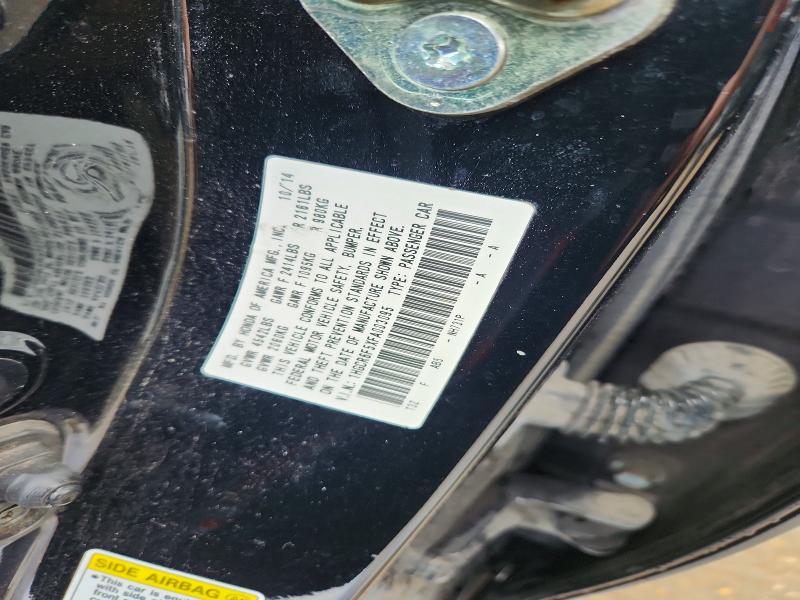 Aukcja sprzedaży 2015 Honda Accord, vin: 1HGCR6F5XFA003095, numer aukcji: 57213996