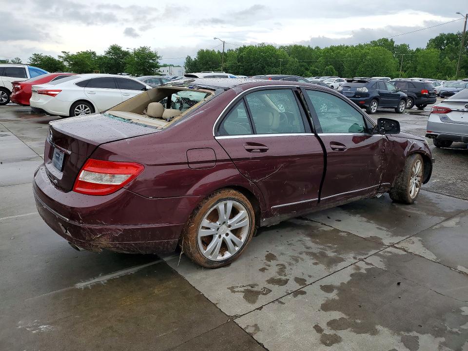 57207626 :رقم المزاد ، WDDGF54X69R072112 vin ، 2009 Mercedes-benz C مزاد بيع