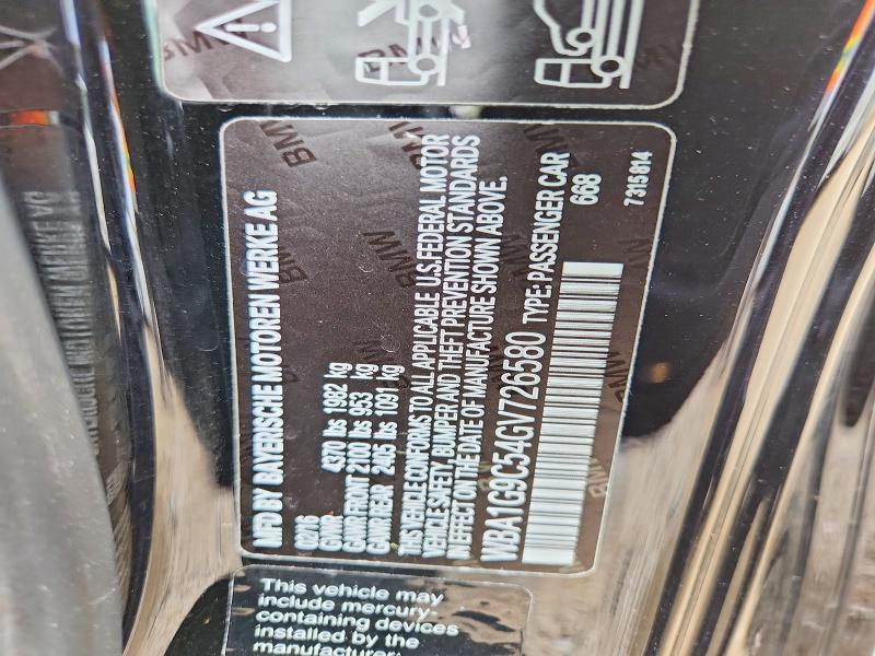 Продаж на аукціоні авто 2016 Bmw 228, vin: WBA1G9C54GV726580, номер лоту: 54489356