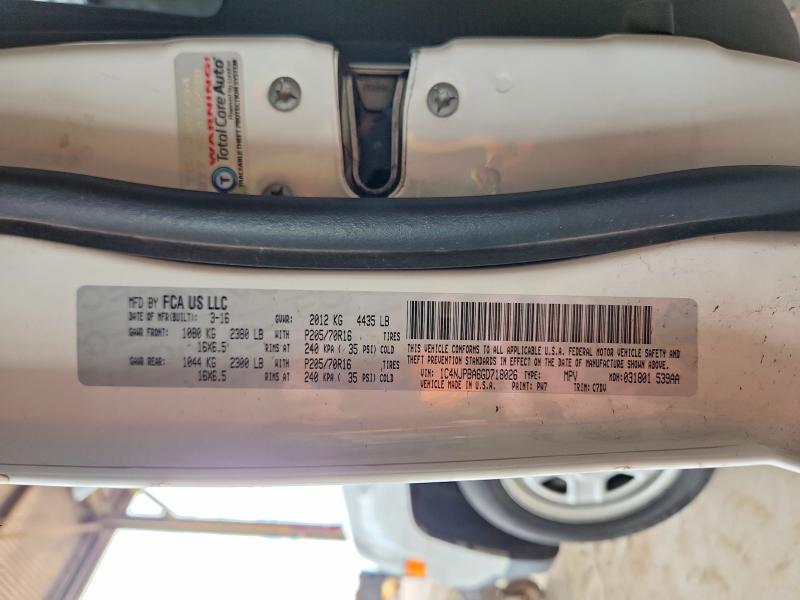 Aukcja sprzedaży 2016 Jeep Patriot, vin: 1C4NJPBA6GD718026, numer aukcji: 57308776