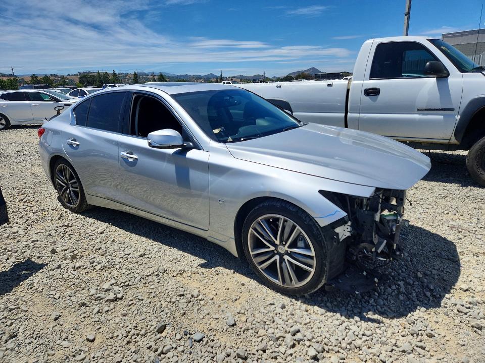 56693956 :رقم المزاد ، JN1BV7AP6FM350106 vin ، 2015 Infiniti Q50 مزاد بيع