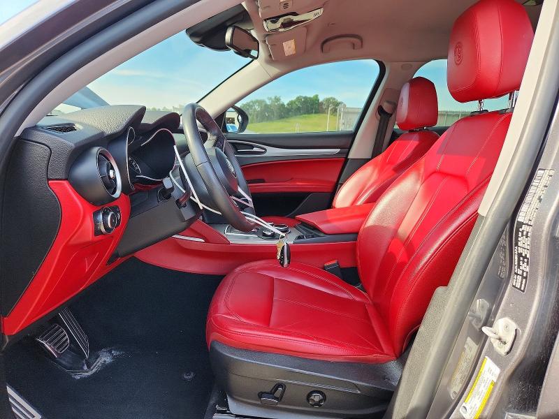55157186 :رقم المزاد ، ZASFAKPN4J7B86162 vin ، 2018 Alfa Romeo Stelvio مزاد بيع