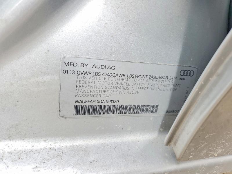 Aukcja sprzedaży 2013 Audi A4, vin: WAUEFAFLXDA196330, numer aukcji: 58695496