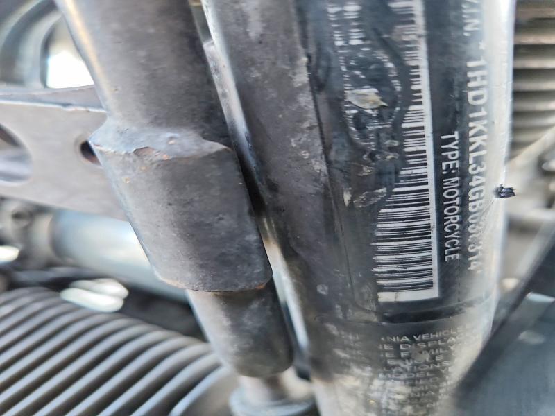 2016 Harley-davidson Flhtkl მანქანა იყიდება აუქციონზე, vin: 1HD1KKL34GB638314, აუქციონის ნომერი: 55648916