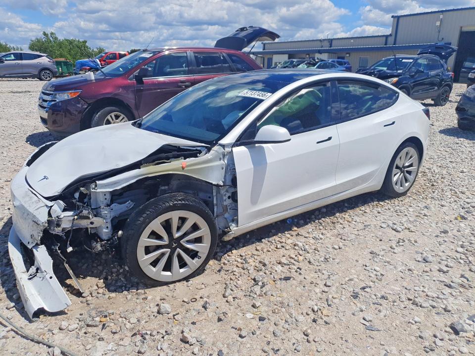 Aukcja sprzedaży 2022 Tesla Model 3, vin: 5YJ3E1EB7NF335196, numer aukcji: 57137456