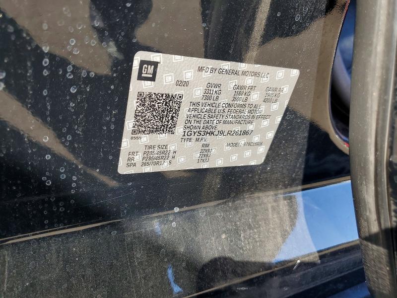 Aukcja sprzedaży 2020 Cadillac Escalade, vin: 1GYS3HKJ9LR261867, numer aukcji: 58460886