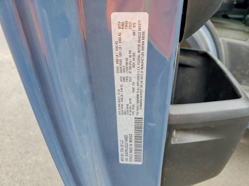 55384896 :رقم المزاد ، 3C6URVJG2LE144622 vin ، 2020 Ram Promaster 3500 مزاد بيع