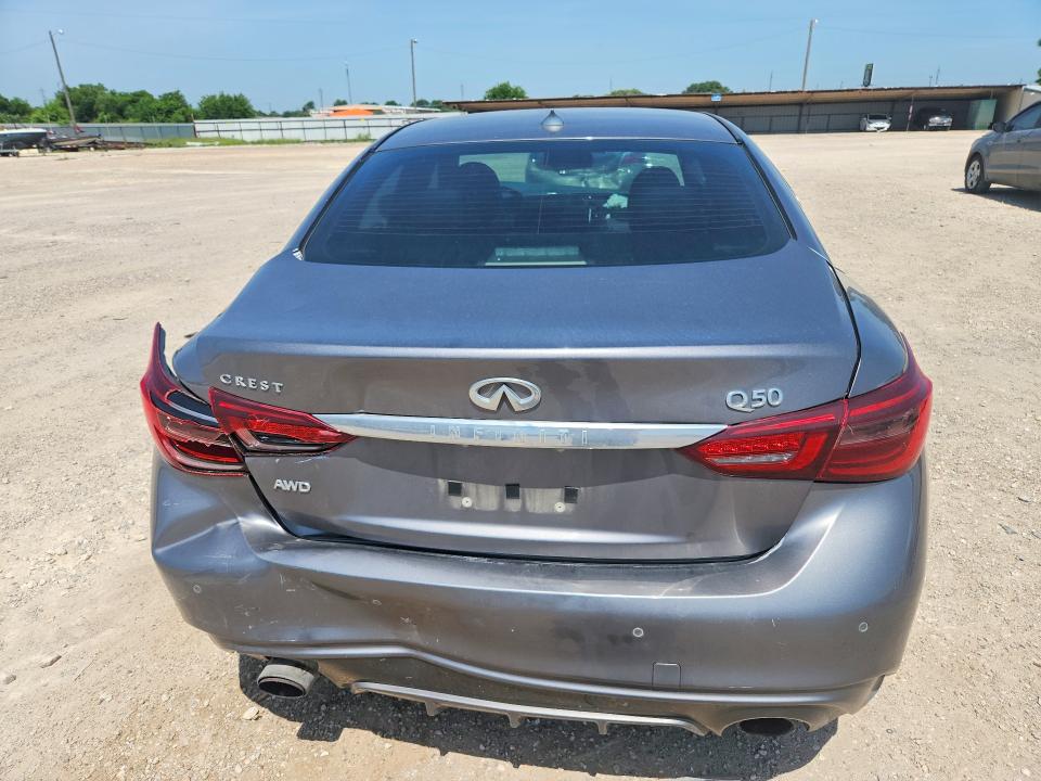 58814556 :رقم المزاد ، JN1EV7CR0NM340617 vin ، 2022 Infiniti Q50 مزاد بيع