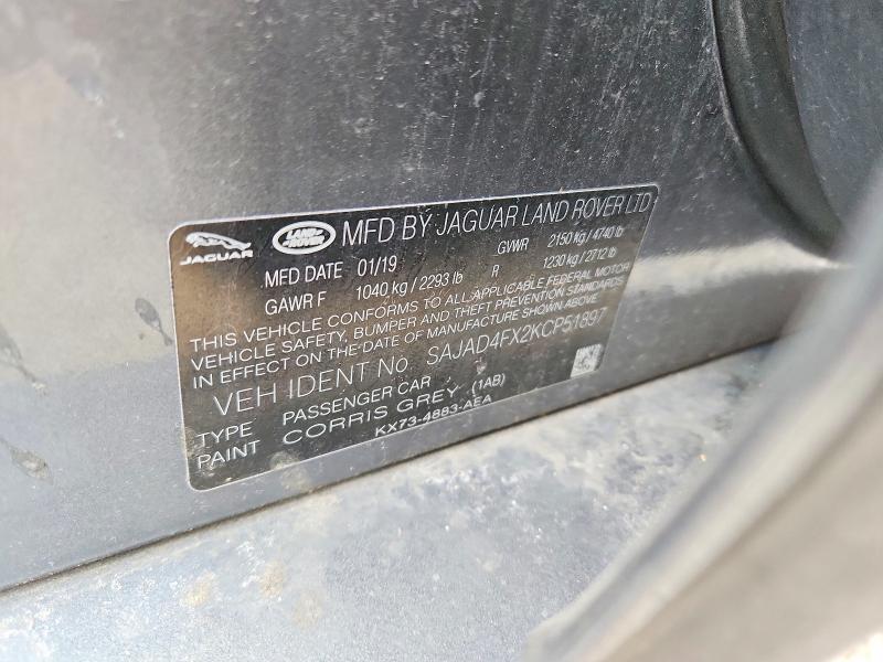 Продажа на аукционе авто 2019 Jaguar Xe, vin: SAJAD4FX2KCP51897, номер лота: 58915586