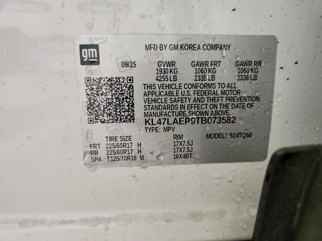 Aukcja sprzedaży 2026 Buick Envista, vin: KL47LAEP9TB073582, numer aukcji: 57842626