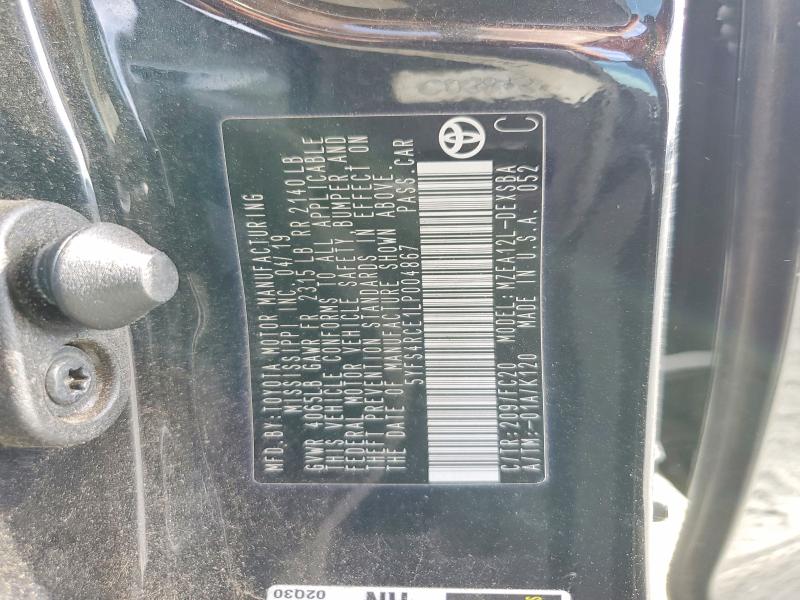 Продажа на аукционе авто 2020 Toyota Corolla, vin: 5YFS4RCE1LP004867, номер лота: 56512706