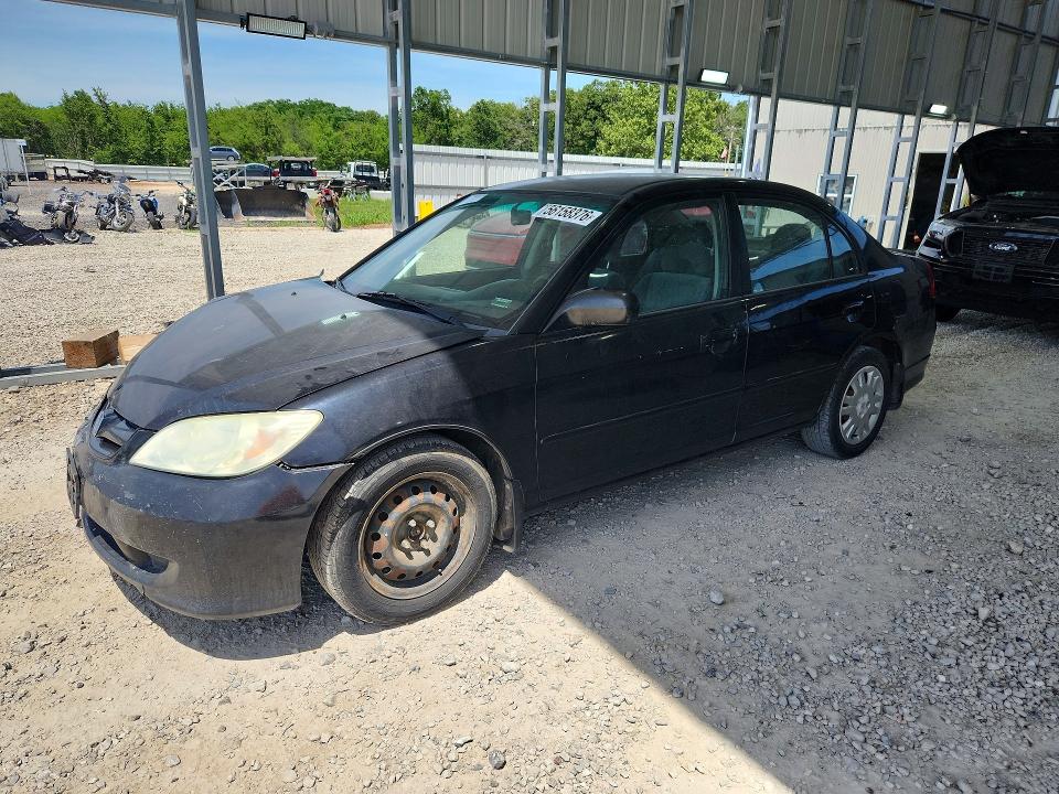 2005 Honda Civic მანქანა იყიდება აუქციონზე, vin: 2HGES155X5H518292, აუქციონის ნომერი: 56158376