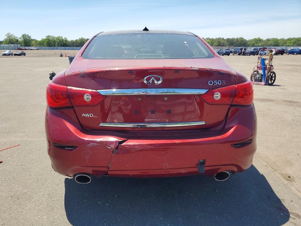 Продажа на аукционе авто 2015 Infiniti Q50, vin: JN1BV7AR0FM404128, номер лота: 55876366