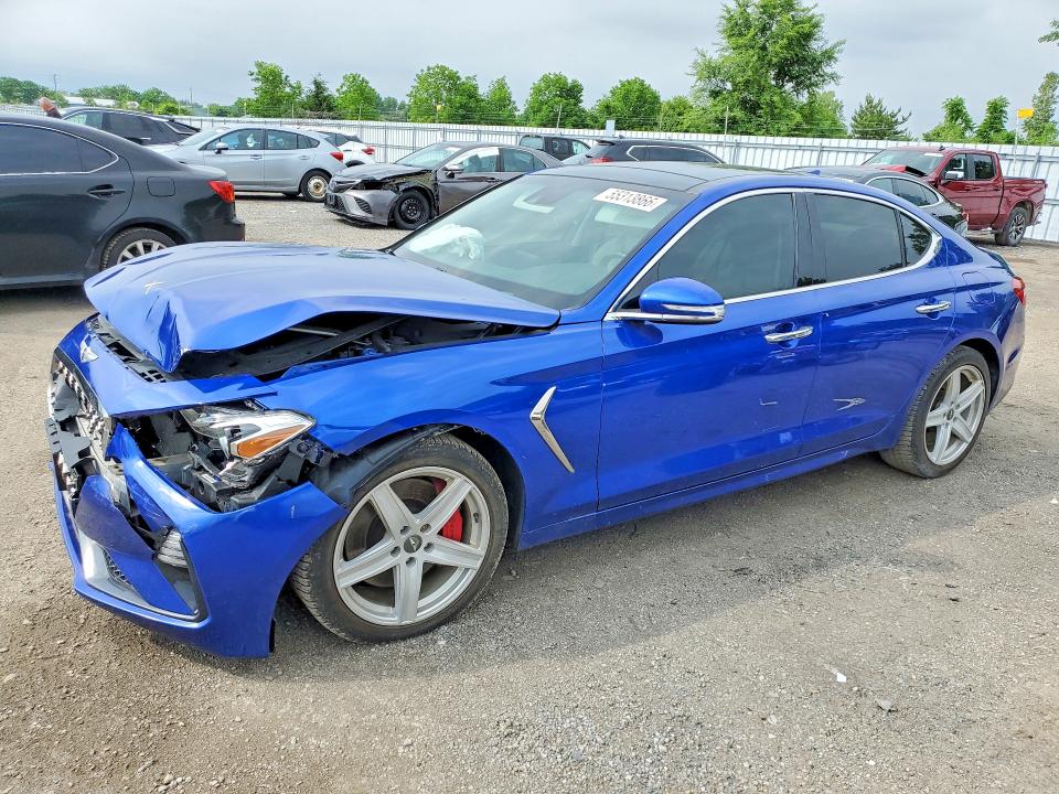 Auction sale of the 2019 Genesis G70, vin: KMTG54LE1KU010788, lot number: 55313866