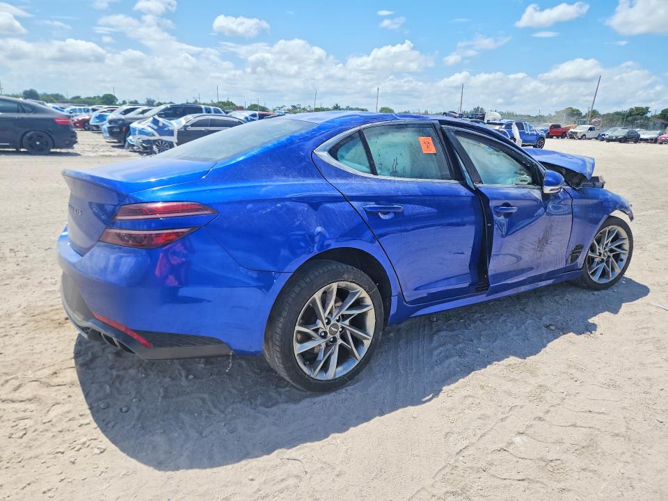 57035516 :رقم المزاد ، KMTG34TA8NU092929 vin ، 2022 Genesis G70 مزاد بيع