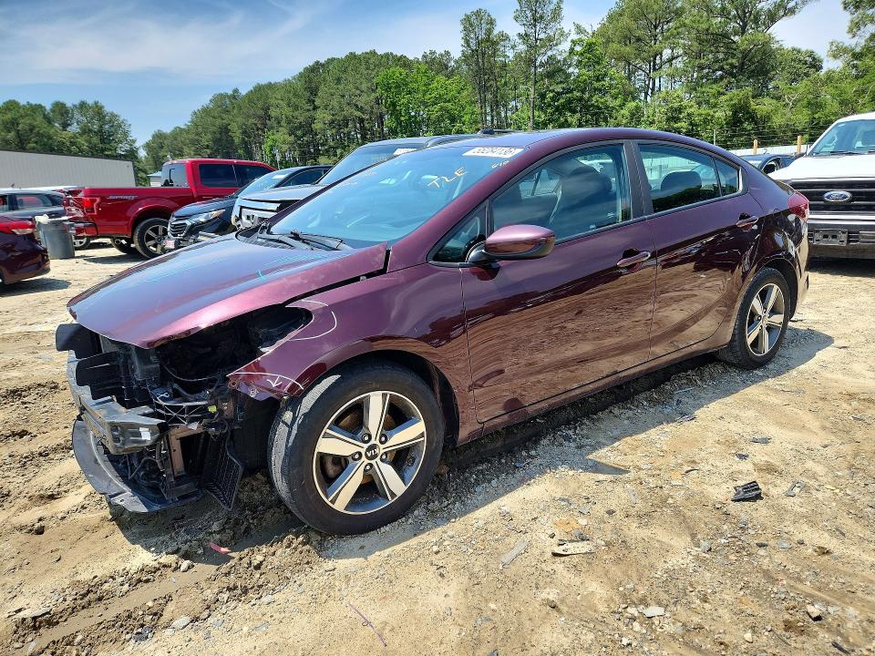 2018 Kia Forte მანქანა იყიდება აუქციონზე, vin: 3KPFL4A74JE196652, აუქციონის ნომერი: 55284136