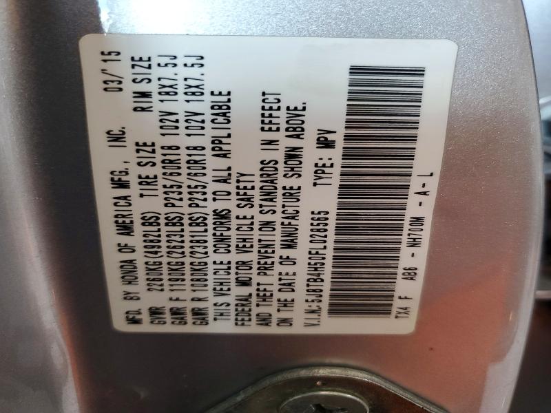 Продажа на аукционе авто 2015 Acura Rdx, vin: 5J8TB4H50FL028565, номер лота: 56257496