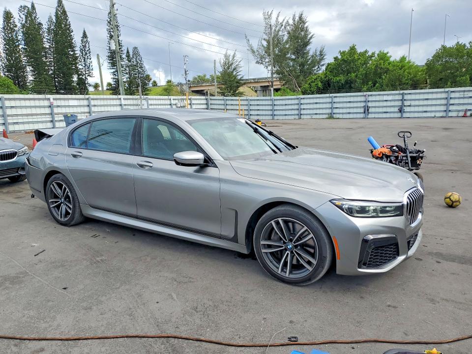 2021 Bmw 750 მანქანა იყიდება აუქციონზე, vin: WBA7U2C0XMCF49980, აუქციონის ნომერი: 57741326