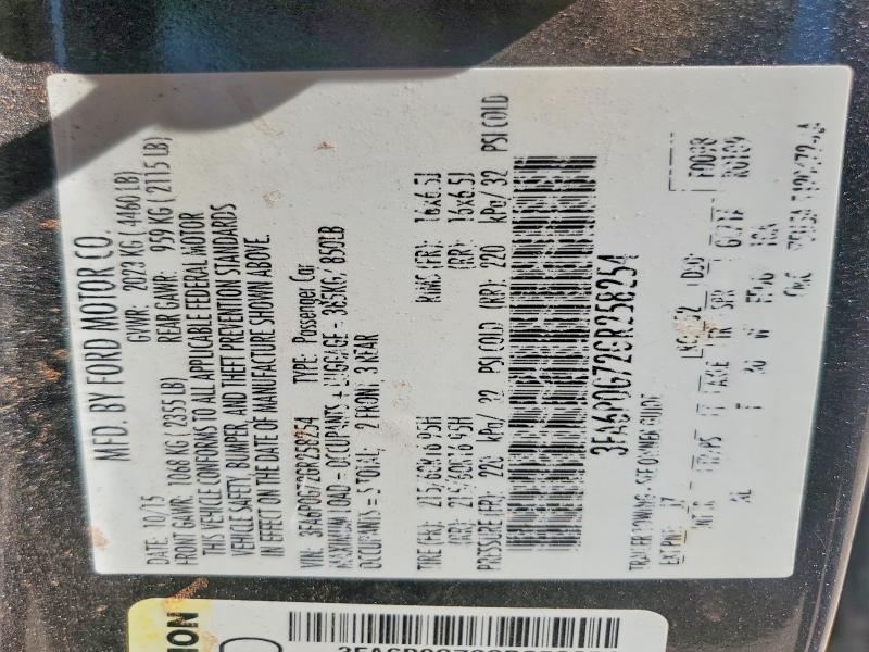 56751766 :رقم المزاد ، 3FA6P0G72GR258254 vin ، 2016 Ford Fusion مزاد بيع