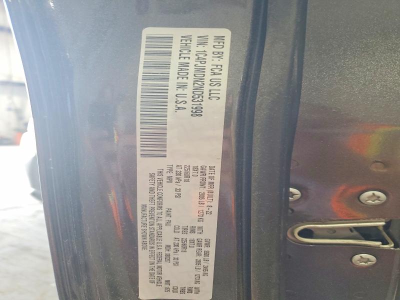 2022 Jeep Cherokee მანქანა იყიდება აუქციონზე, vin: 1C4PJMDN2ND531998, აუქციონის ნომერი: 56085216