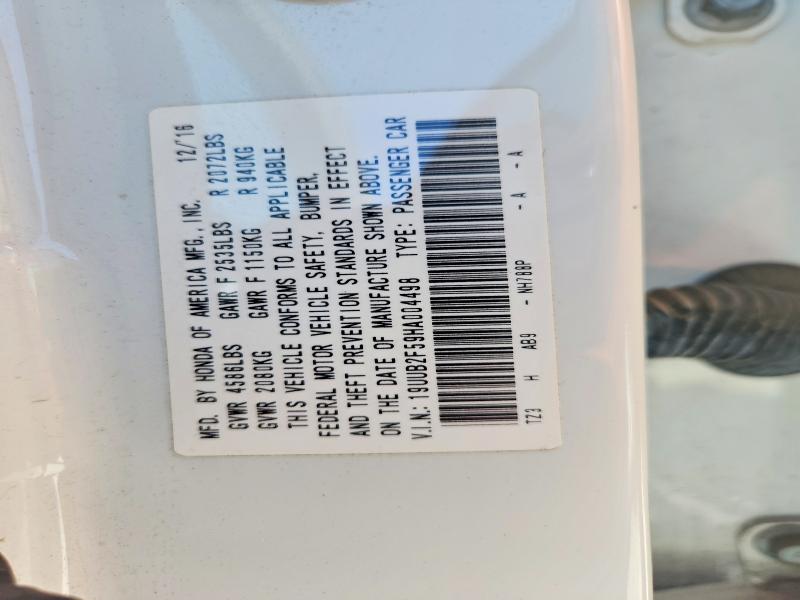 Продажа на аукционе авто 2017 Acura Tlx, vin: 19UUB2F59HA004498, номер лота: 57931696