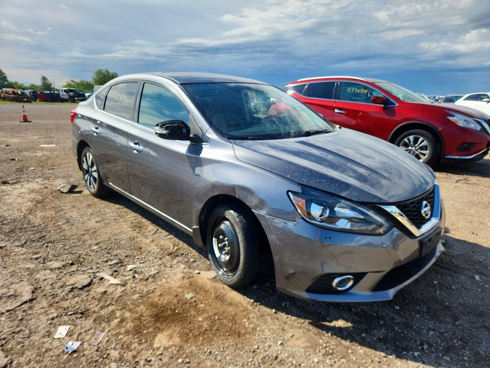 57494506 :رقم المزاد ، 3N1AB7APXKY417916 vin ، 2019 Nissan Sentra مزاد بيع
