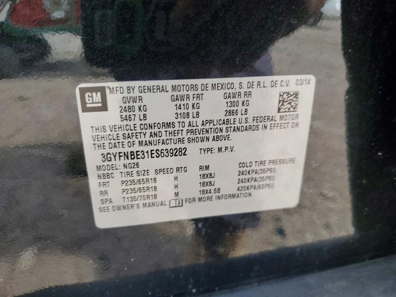 Продаж на аукціоні авто 2014 Cadillac Srx, vin: 3GYFNBE31ES639282, номер лоту: 57040226