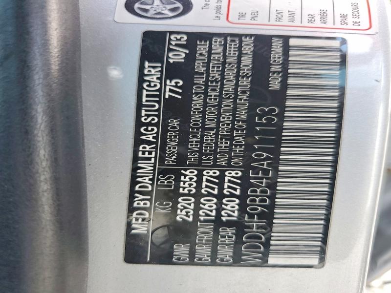 Продаж на аукціоні авто 2014 Mercedes-benz E, vin: WDDHF9BB4EA911153, номер лоту: 57885786