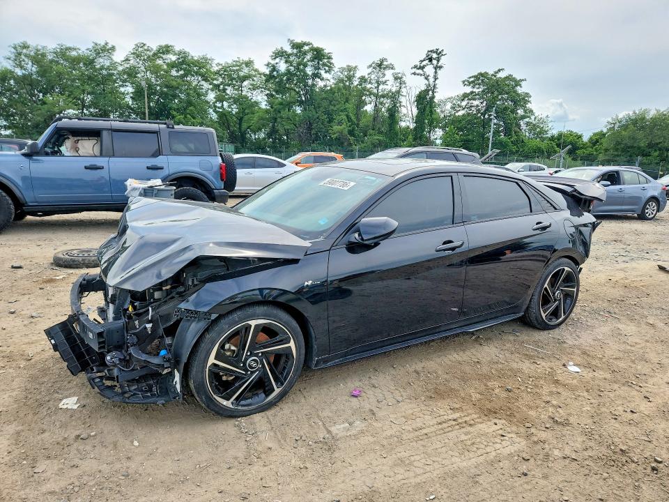 2023 Hyundai Elantra მანქანა იყიდება აუქციონზე, vin: KMHLR4AF0PU411846, აუქციონის ნომერი: 59007786