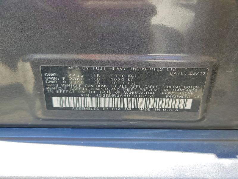 Продажа на аукционе авто 2013 Subaru Legacy, vin: 4S3BMBJ68D3016558, номер лота: 57913636