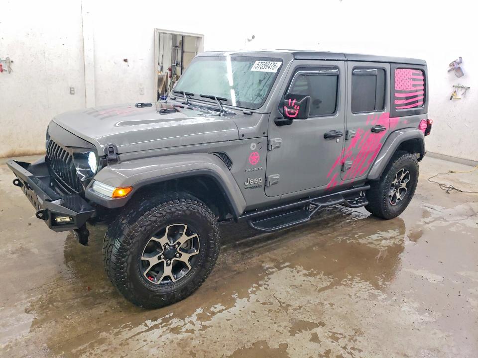 57599476 :رقم المزاد ، 1C4HJXEN4JW237053 vin ، 2018 Jeep Wrangler Unlimited مزاد بيع