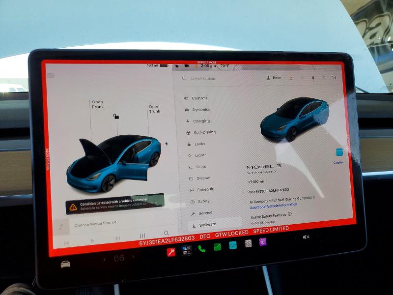 Продаж на аукціоні авто 2020 Tesla Model 3, vin: 5YJ3E1EA2LF632803, номер лоту: 57257176