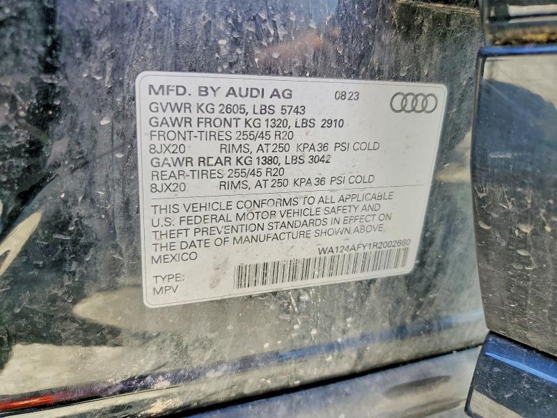 Продажа на аукционе авто 2024 Audi Sq5, vin: WA124AFY1R2002660, номер лота: 57220526