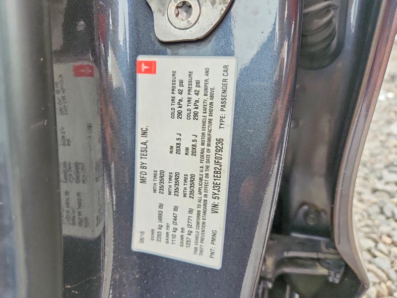 Aukcja sprzedaży 2018 Tesla Model 3, vin: 5YJ3E1EB2JF079236, numer aukcji: 58302726