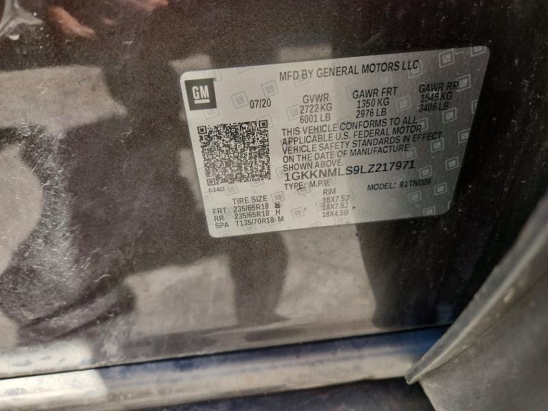 Продажа на аукционе авто 2020 Gmc Acadia, vin: 1GKKNMLS9LZ217971, номер лота: 57927186